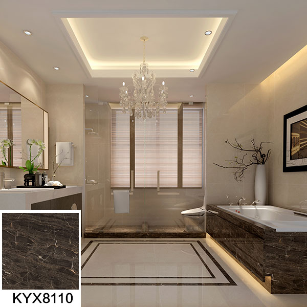 南宫娱乐大理石瓷砖：金线深灰 KYX8110瓷砖