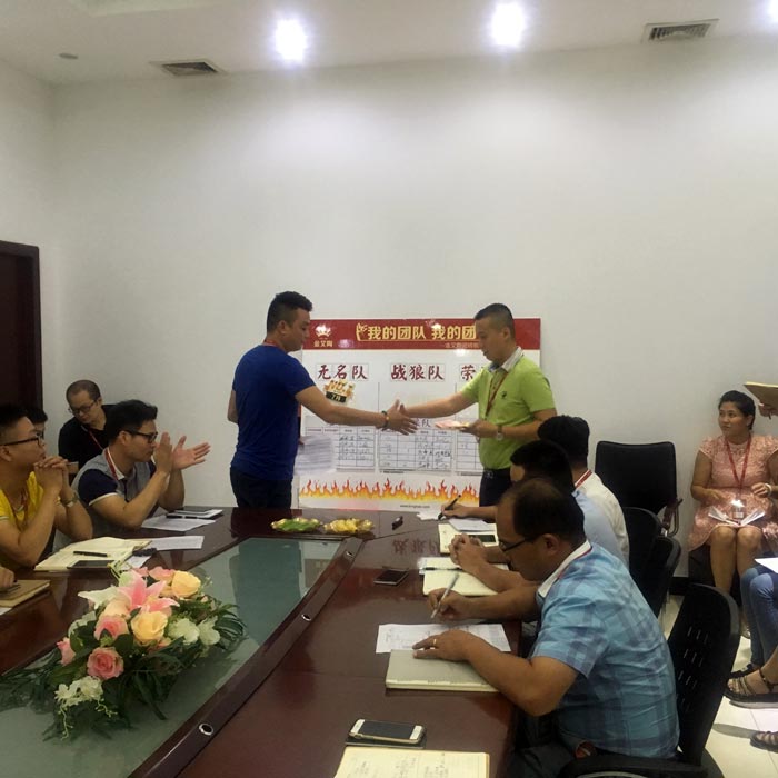 我的团队我的团——南宫娱乐销售团队8月ＰＫ效果