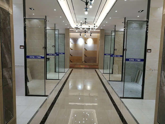 【实景案例】陶瓷一线品牌南宫娱乐瓷砖重庆垫江200方专卖店鉴赏