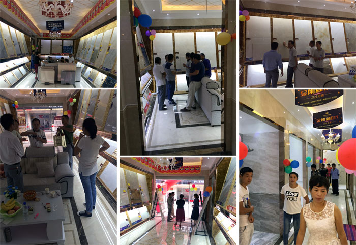 陶瓷一线品牌南宫娱乐瓷砖都昌店周年庆签简单直，，，，喜报来袭