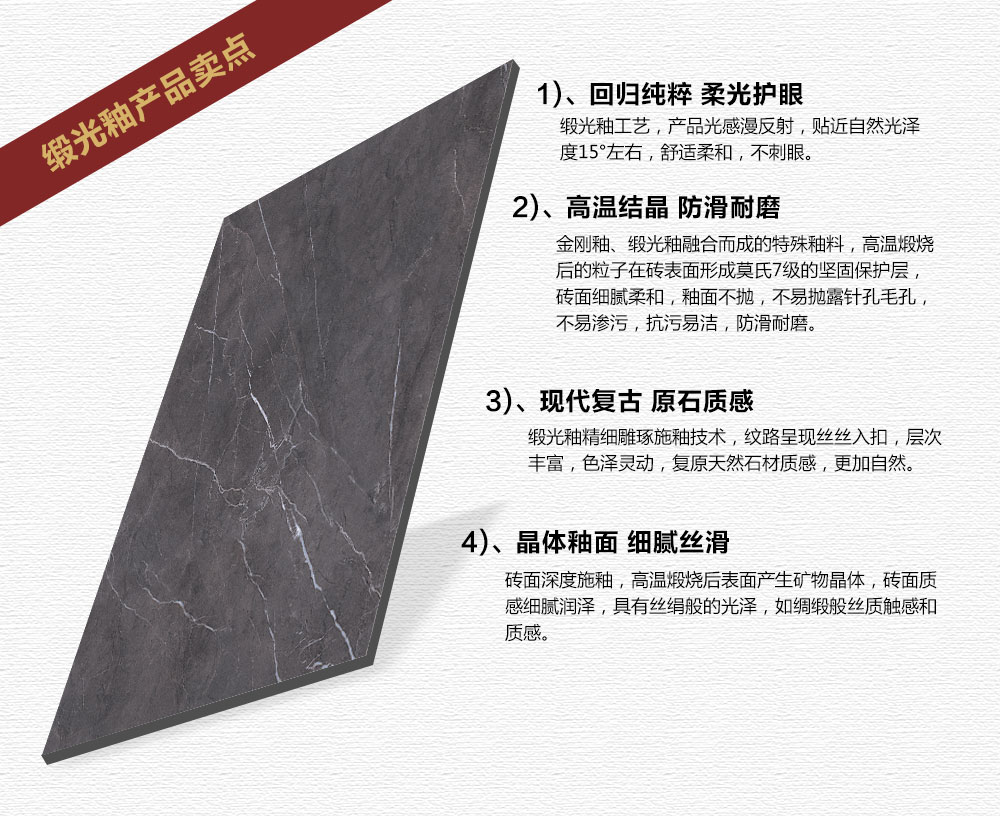 南宫娱乐瓷砖现代仿古砖|| 15°的缎光柔情，，，，如丝绸缎 柔润温顺